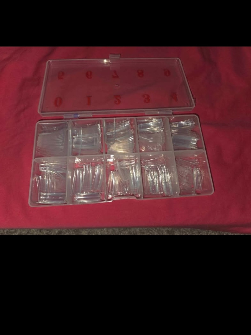 At home nail kit - Clear Replacement Nail Tips Set - Transparent Accessory